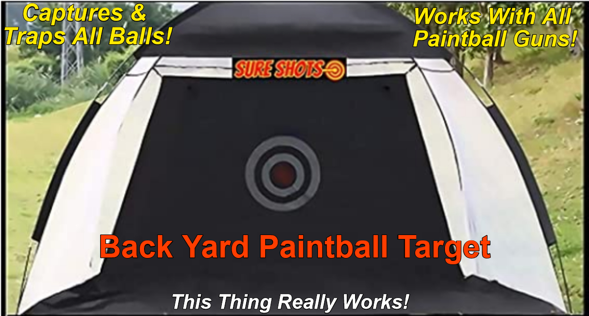 Back Yard Paintball Target
